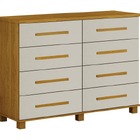 Cômoda Para Quarto 8 Gavetas - San Marino-freijó/off White -