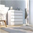 Cômoda Para Quarto 90cm Com Colmeia Organizadora 5 Gavetas Pr