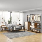 Cômoda Para Quarto Com 4 Gavetas Sevilha Preto/canela Rustico