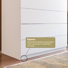 Cômoda Para Quarto Com 5 Gavetas 86,8cm X 91,5cm Compacta Bra