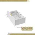 Cômoda Para Quarto Com 6 Gavetas 135x102cm Safira Branco