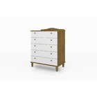 Cômoda Para Quarto De Bebê 5 Gavetas Encanto Incabrás Móveis