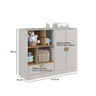 Cômoda Para Quarto Infantil Com Nichos Lille Arenas