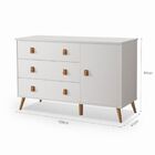 Cômoda Para Quarto Moderno Taty C/ Sapateira Gaveteiro Mdf