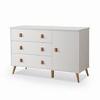 Cômoda Para Quarto Moderno Taty C/ Sapateira Gaveteiro Mdf