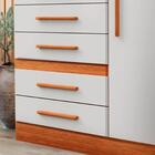 Cômoda Para Tv 32 Polegadas Freijó Off White Hattie Shop Jm