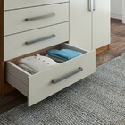 Cômoda Paris 2 Portas 4 Gavetas Cinamomo/off White - Panorama