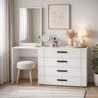 Cômoda Penteadeira 4 Gavetas Lisboa Branco