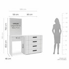 Cômoda Penteadeira 4 Gavetas Lisboa Branco