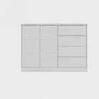 Comoda Perola 2 Portas E 4 Gavetas Branco- Phoenix Baby