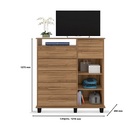 Cômoda Pérola Nature - Fabri Móveis