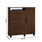 Cômoda Pérola Noce– Fabri Móveis