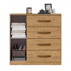 Cômoda Pilar 1 Porta 4 Gavetas Marrocos - Mx Móveis