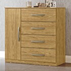 Cômoda Pilar 1 Porta 4 Gavetas Marrocos - Mx Móveis