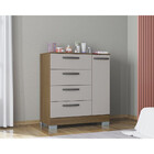 Cômoda Poquema 1 Pota 4 Gavetas