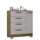 Cômoda Poquema 1 Pota 4 Gavetas