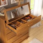 Cômoda Porta Joias - 100% Madeira Mogno Mel