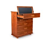 Cômoda Porta Joias - 100% Madeira Mogno Mel