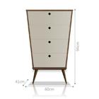 Cômoda Prada III Rovere Off White