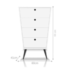 Cômoda Prada Vermelho