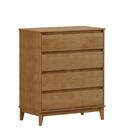 Cômoda Prata 4 Gavetas - Freijó