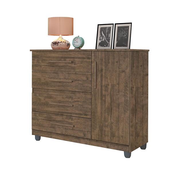 Comoda Prata Mizza Decor - Armário Para Quarto