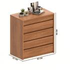 Cômoda Premium 5 Gv Noce