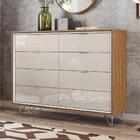 Cômoda Premium Amêndoa E Off White