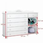 Cômoda Provence 6 Gavetas Branca