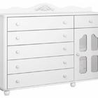 Cômoda Provence 6 Gavetas Branca