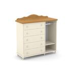 Comoda Provence Slim Matic Off White/freijó 20272 Quarto Bebe