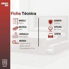 Cômoda Quarto 4 Gavetas Dhara Moval Freijo Cinza