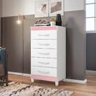 Cômoda Quarto Esmeralda Com 5 Gavetas