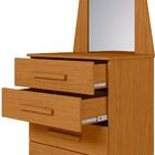 Cômoda Quarto Veneza Com 5 Gavetas E Espelho