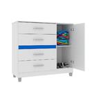 Cômoda Quatro Gavetas E Prateleira Interna Florence Max - Bra