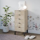 Cômoda Queens 5 Gavetas 40cm Timeless Amadeirado