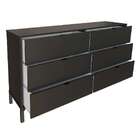 Cômoda Queens 6 Gv Preta