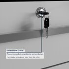 Cômoda Rack 2 Portas E 4 Gavetas Floripa Branco