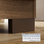 Cômoda Rack 2 Portas E 4 Gavetas Floripa Malbec