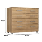 Comoda Raissa 8 Gavetas