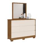 Cômoda Ravena 6 Gavetas Com Espelho - Móveis Henn