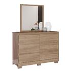 Cômoda Ravena 6 Gavetas Com Espelho - Móveis Henn