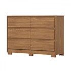 Cômoda Ravenna 6 Gavetas Nature - Henn