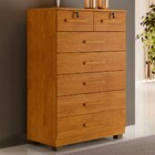 Cômoda Realce 7 Gavetas Cinamomo - Panorama Móveis