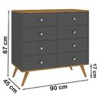 Comoda Retro 08 Gavetas Fell