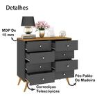 Comoda Retro 08 Gavetas Fell