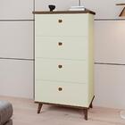 Comoda Retro 4 Gav Corrediças Telescopicas Ac104 Mpri