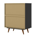 Cômoda Retrô 4 Gv Preta