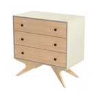 Cômoda Retrô Com 3 Gavetas Tw37 Dalla Costa