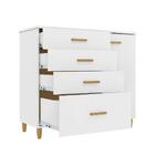 Cômoda Retrô Milka Branco Atóxico